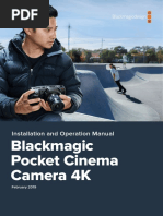 Pocket Cinema Camera 4K Manual PDF