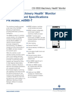 CSI 6500 Machinery Health Monitor Processor Card Specifications PN A6560, A6560-T