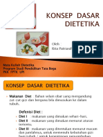 MK Dietetika Konsep Dasar Dietetika