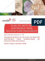 TS18 (CE) v02 Es Plan de Manejo Sostenible en La Acuicultura Ecologica