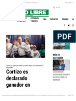 Cortizo es declarado ganador en reñidas elecciones presidenciales - Metro Libre