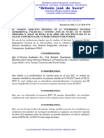 Consejo Directivo Regional Resolución CDR. C.U. N° 2019-07-04