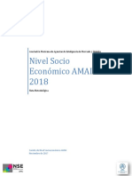 Regla NSE AMAI 2018: Análisis y validación del modelo de clasificación socioeconómica