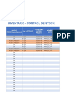 3 Inventory Stock Control Template ES1