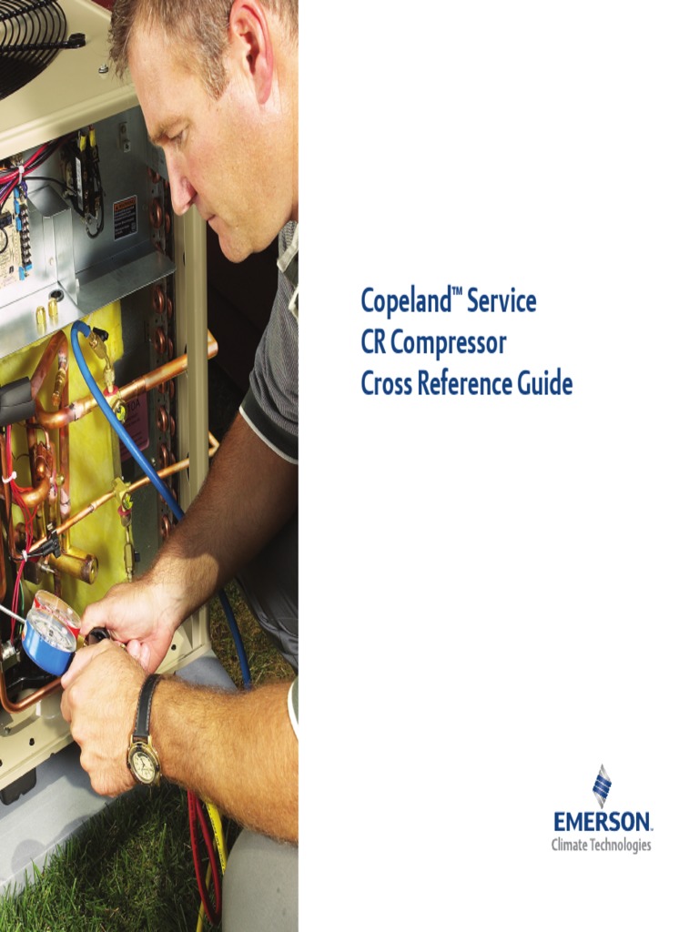 Copeland Service CR Compresso Cross Reference Manual Guide en Us ...