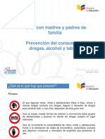 Prevención consumo drogas en familia