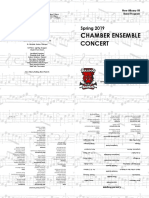 Chamber Concert Program Template Booklet