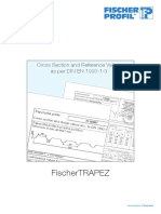 Fischertrapez: Cross Section and Reference Values As Per Din en 1993-1-3