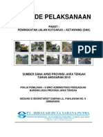 Metode Pelaksanaan Pekerjaan Peningkatan Jalan Kutoarjo-Ketawang (DAK)