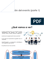 Gestión de Los Eventos