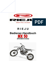 Handbuch Rieju MX 50 Kindercross