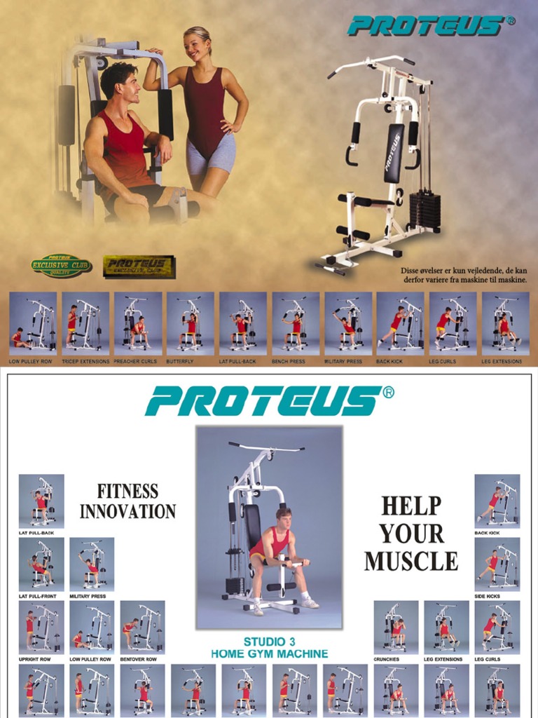 Studio 3 PSS 310V Home Gym Exercises PDF
