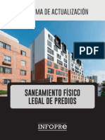 Programa de Actualización en Saneamiento Físico Legal de Predios