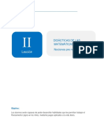 Leccion 2 Didactica de Las Matematicas PDF