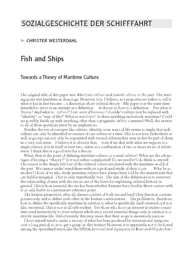 Fish and Ships | PDF | Scandinavia | Sea