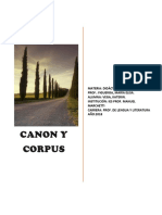 Trabajo Monográfico Del Canon y Corpus