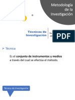 Tecnicas Investigacion