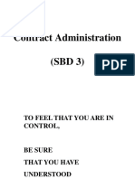 Contract Administration-Sbd - 3