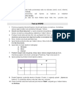 Primjer Testa Za Poznavanje Rada Na Racunaru (Word, Excel, Internet, Power Point) - 3