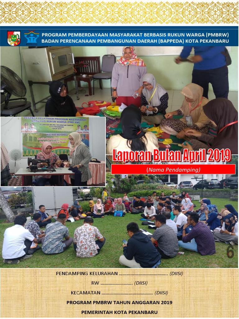 Laporan Bulanan Pendamping