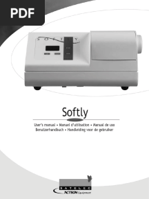 Satelec Softly Amalgamator - User Manual