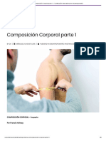 Composición Corporal parte 1 – Certificación International en Kinantropometría