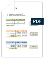 Método Del Punto Fijo Excel