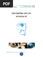 Psicometria 2019 Aula 07