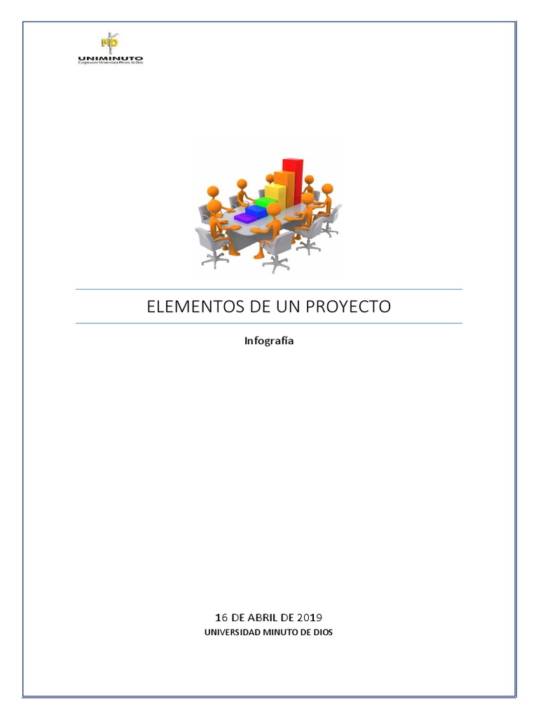 Infografia. Elementos de Un Proyecto | PDF | Evaluación | Cognición