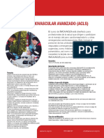 Soporte Cardiovascular Avanzado (Acls) : Duración: Descripción Del Curso: Temario