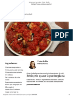 Berinjela Quase À Parmegiana - Paladar - Estadão