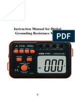 Manual Telurómetro VICTOR 4105A