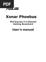 Xonar Phoebus: User's Manual