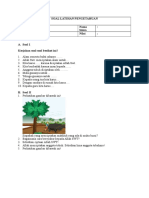 Soal Latihan Pengetahuan Pelajaran 3