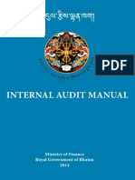 Internal Audit Manual: Ministry of Finance Royal Government of Bhutan 2014