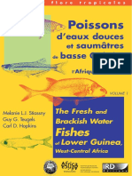 Poissons Deaux Douce Guinée, Ouest de L'afrique Centrale Vol 1 PDF