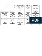 Horario 2017 II