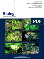 Berita Biologi Jurnal Ilmiah Biologi