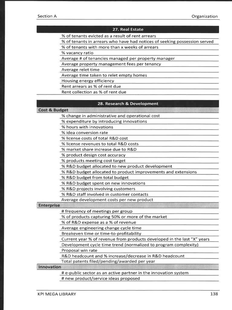 Key Performance Indicators Part2 PDF | PDF