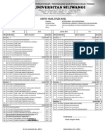 Kartu Hasil Studi (KHS) : Cek Kode MK Mata Kuliah Sks Nil Cek Kode MK Mata Kuliah Sks Nil