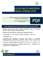 STUDI STATUS GIZI BALITA INDONESIA 2019