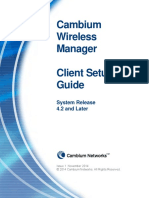 Cambium Wireless Manager Client Setup Guide: System Release 4.2 and Later