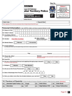 S T NS T N Islamabad Capital Territory Police: Constable Band Staff Male (BS-07)