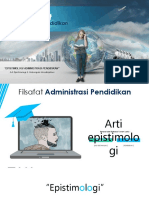 Filsafat Administrasi Pendidikan