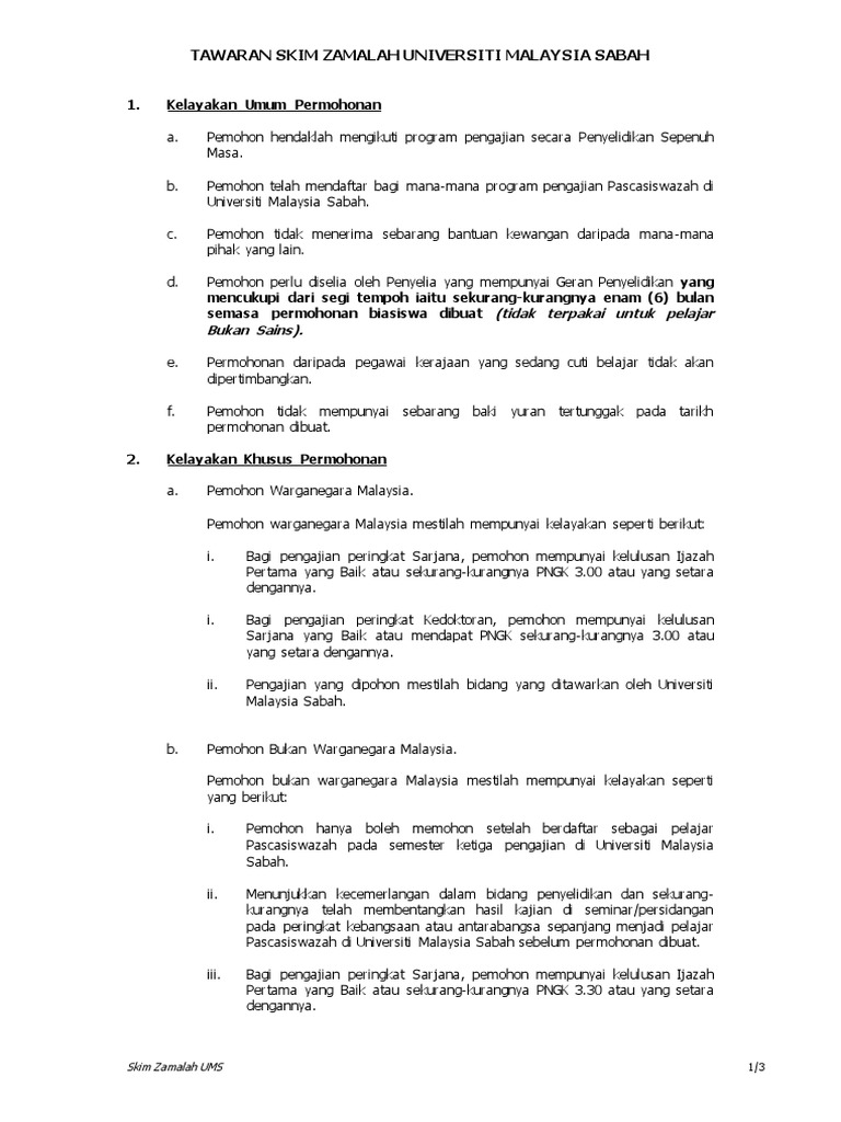 Biasiswa Pasca Pdf