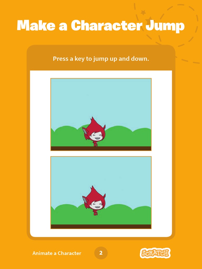 Animate Characters in Scratch Guide | PDF | Scratch (Programming ...