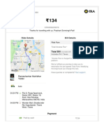 Ride Details Bill Details: Thanks For Travelling With Us, Prashant Somsingh Patil