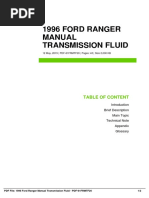 Ford Ranger Fluids & Capacities - The Ranger Station | PDF | Automatic ...