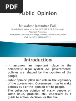 Public Opinion