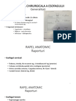 Patologia Chirurgicala A Esofagului